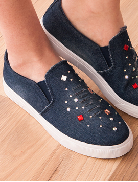 Espadrile Dama Denim Spring Bleumarin