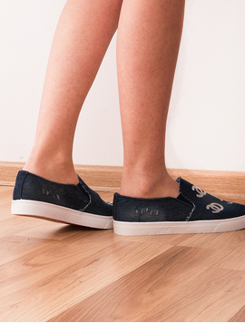 Espadrile Dama Denim Coco Bleumarin