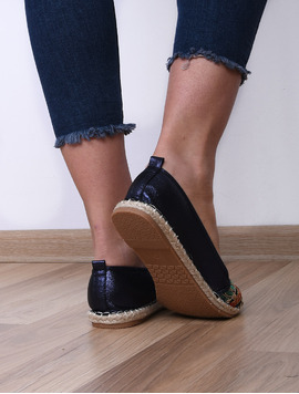 Espadrile Dama Cu Strasuri Spring Bleumarin