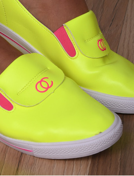 Espadrile Dama Notice Verde Neon