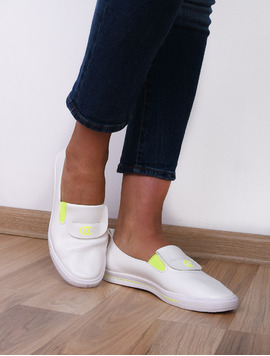 Espadrile Dama Notice Alb Si Verde