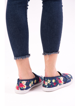 Espadrile Dama Cu Imprimeu Floral Lord Bleumarin