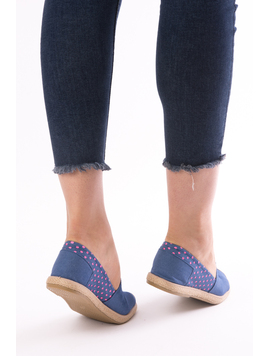 Espadrile Dama Din Panza Tutorial Bleumarin Si Roz