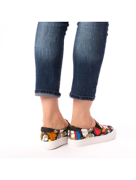 Espadrile Dama Imprimeu Multicolor  South Kaki