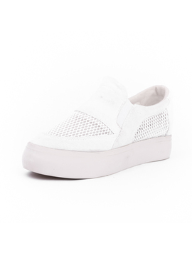 Espadrile Dama Cu Talpa Groasa Crasty Albe