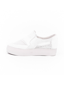 Espadrile Dama Cu Talpa Groasa Crasty Albe