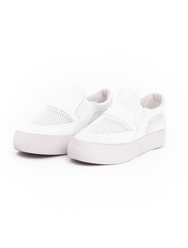 Espadrile Dama Cu Talpa Groasa Crasty Albe