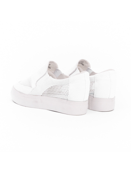 Espadrile Dama Cu Talpa Groasa Crasty Albe
