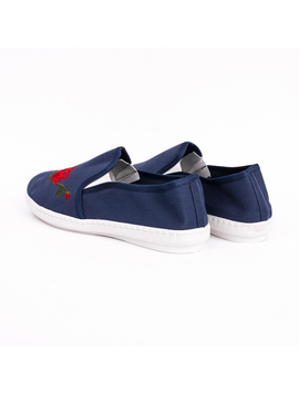 Espadrile Dama SpringFlower Bleumarin