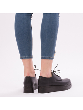 Pantofi Dama Cu Platforma ClassicSparkle Negru