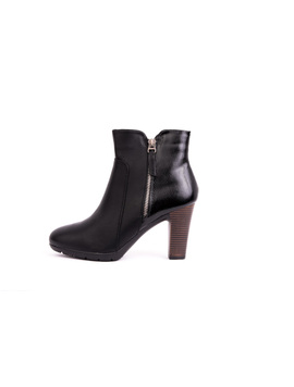 Botine Dama ZipOn Negru
