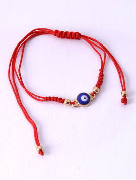 Martisor Bratara Reglabila Cu Pandantiv Ochiul Lui Horus Mic Bleumarin