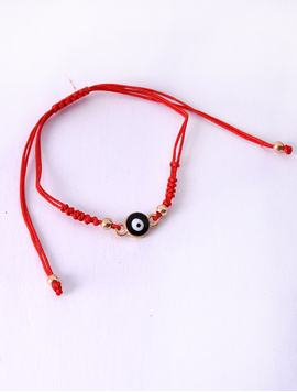 Martisor Bratara Reglabila Cu Pandantiv Ochiul Lui Horus Mic Negru