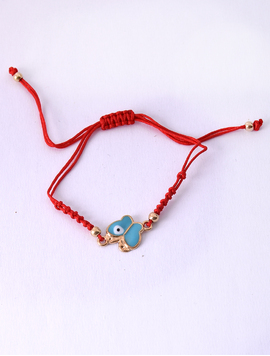 Martisor Bratara Reglabila Cu Pandantiv Fluture Impact Albastru