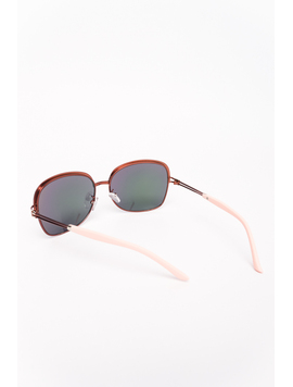Ochelari De Soare Dama Cu Lentila Oglinda Spring Lover Grena Si Verde