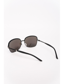 Ochelari De Soare Dama Cu Lentila Oglinda Spring Lover Negru Si Albastru