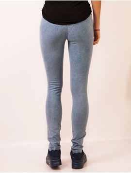 Pantaloni Dama Blug Stil Colant Relax Albastri
