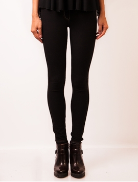 Pantaloni Dama Blug Stil Colant Relax Negri
