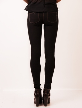 Pantaloni Dama Blug Stil Colant Relax Negri