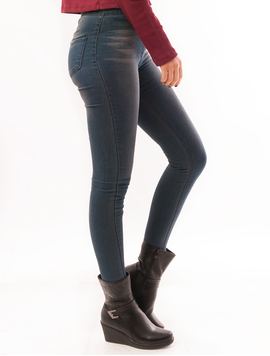 Pantaloni Dama Mulati Stil Jeans Beyond Albastri