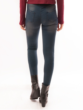 Pantaloni Dama Mulati Stil Jeans Beyond Albastri