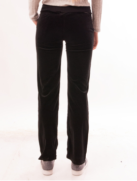 Pantaloni Dama Din Catifea Diamond Negri