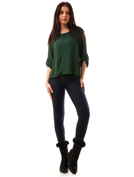 Pantaloni Dama Blug Stil Colant Goldmine Bleumarin