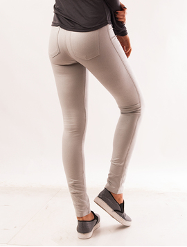 Pantaloni Dama Blug Stil Colant Relax Gri