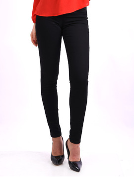 Pantaloni Dama Cu Talie Inalta Friend Negri