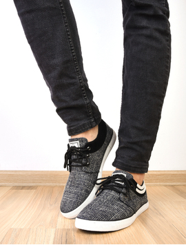 Pantofi Barbati Sport Cu Siret Arrow Negru Inspicat