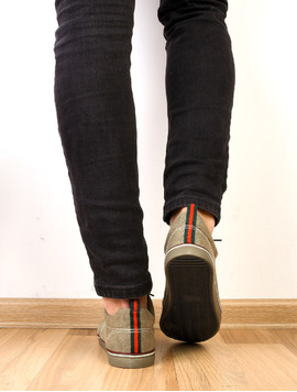 Pantofi Barbati Sport Cu Siret Midnight Kaki