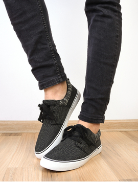 Pantofi Barbati Sport Cu Siret Mystery Negri