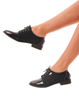 Pantofi Dama Cu Siret Awesome Bleumarin