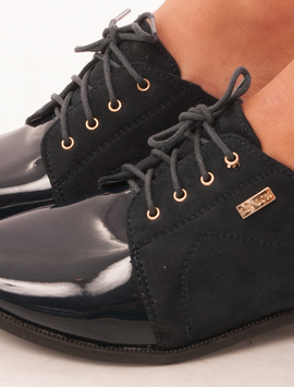 Pantofi Dama Cu Siret Awesome Bleumarin