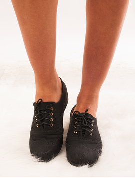 Pantofi Dama Tip Oxford Full Day Negri
