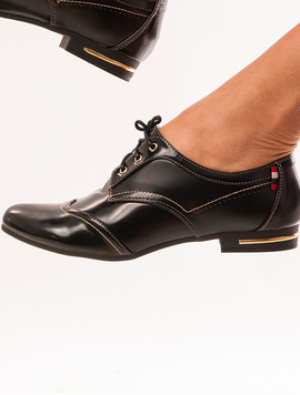 Pantofi Dama Usor Lacuiti Lacuna Negri