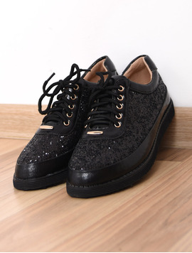 Pantofi Dama Casual Brilliant Negri