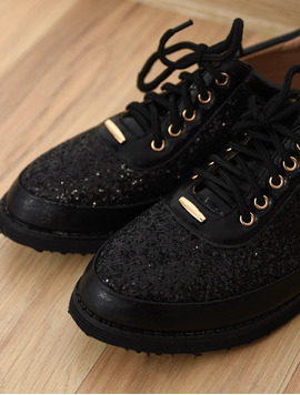 Pantofi Dama Casual Brilliant Negri