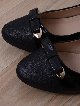 Pantofi Dama Casual Cu Toc Mic Special Negri