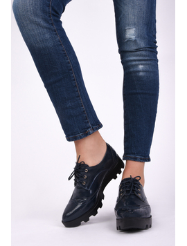 Pantofi Dama Casual Luciosi Master Bleumarin