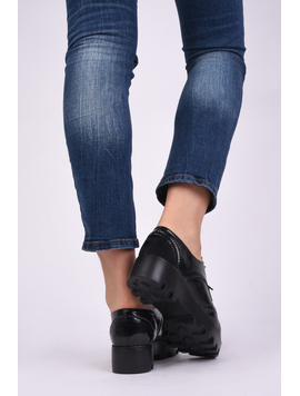 Pantofi Dama Casual Luciosi Master Negri