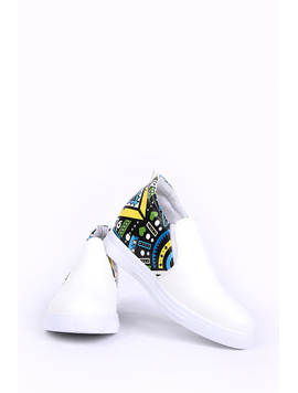 Pantofi Dama Casual Cu Elastic Lateral Mission Albi