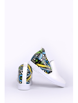 Pantofi Dama Casual Cu Elastic Lateral Mission Albi
