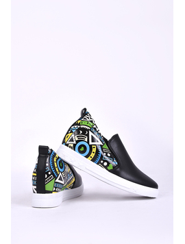 Pantofi Dama Casual Cu Elastic Lateral Mission Negri
