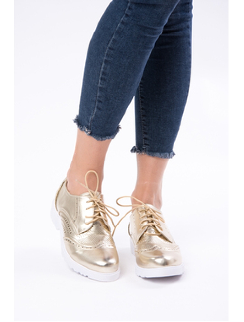 Pantofi Dama Casual Lacuiti Everyday Aurii