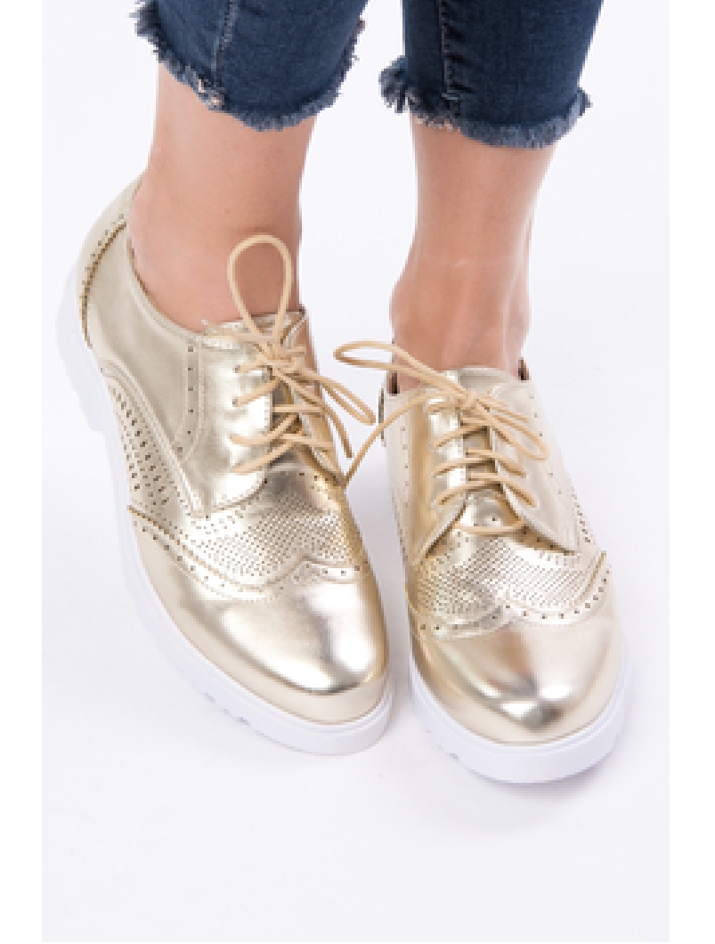 Pantofi Dama Casual Lacuiti Everyday Aurii