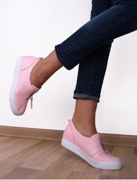 Pantofi Dama Sport Cu Fermoar Advice Roz