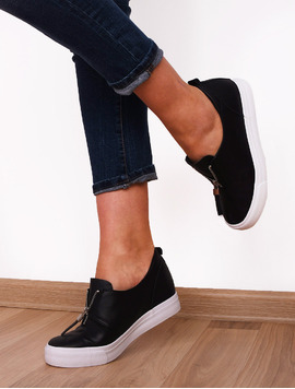 Pantofi Dama Sport Cu Fermoar Advice Negri