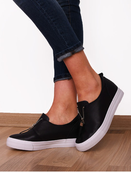 Pantofi Dama Sport Cu Fermoar Advice Negri
