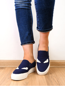 Espadrile Dama Cu Elastic Return Bleumarin